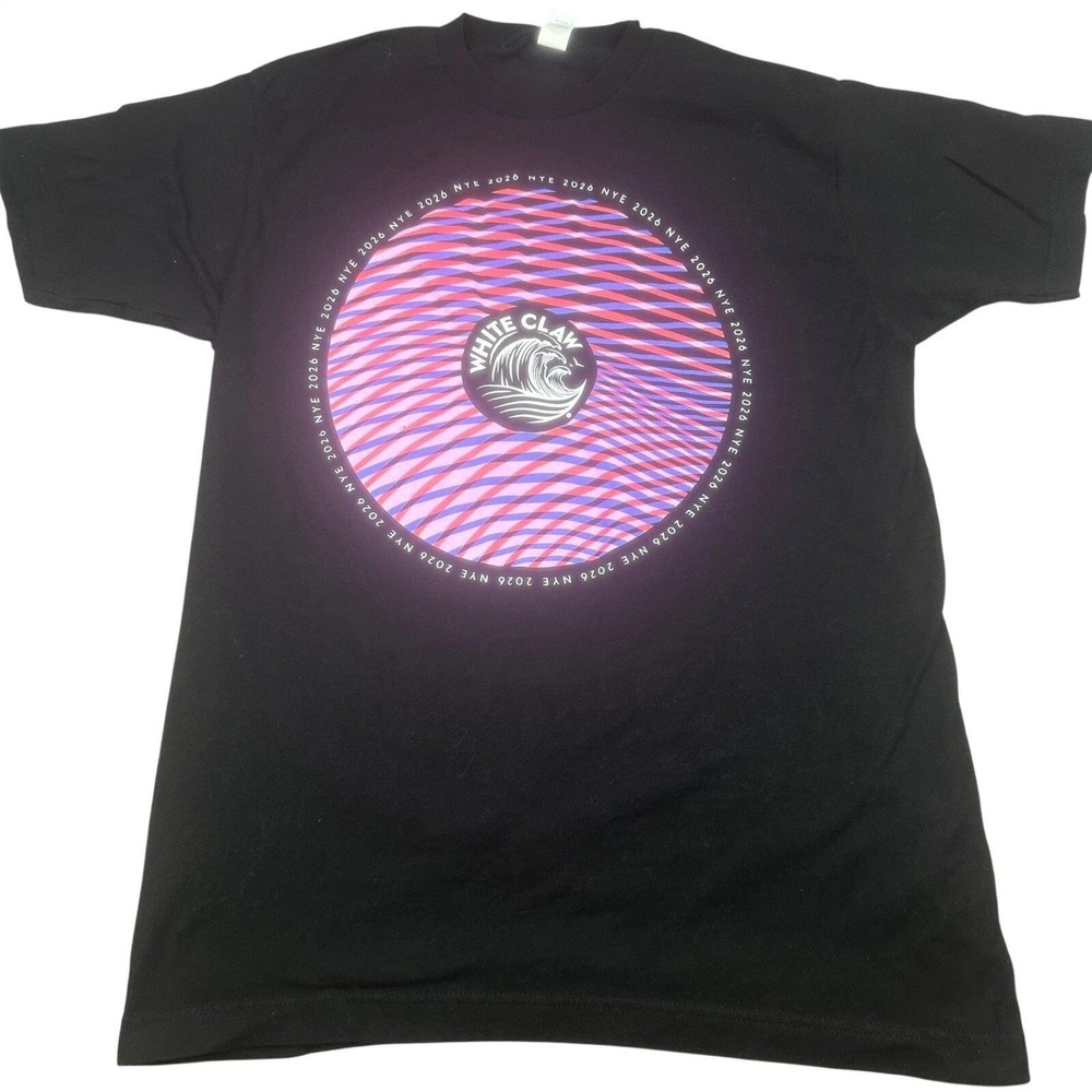 Tultex Unisex NYE 2026 Graphic T-Shirt Small Black Short Sleeve Crew Neck Tee